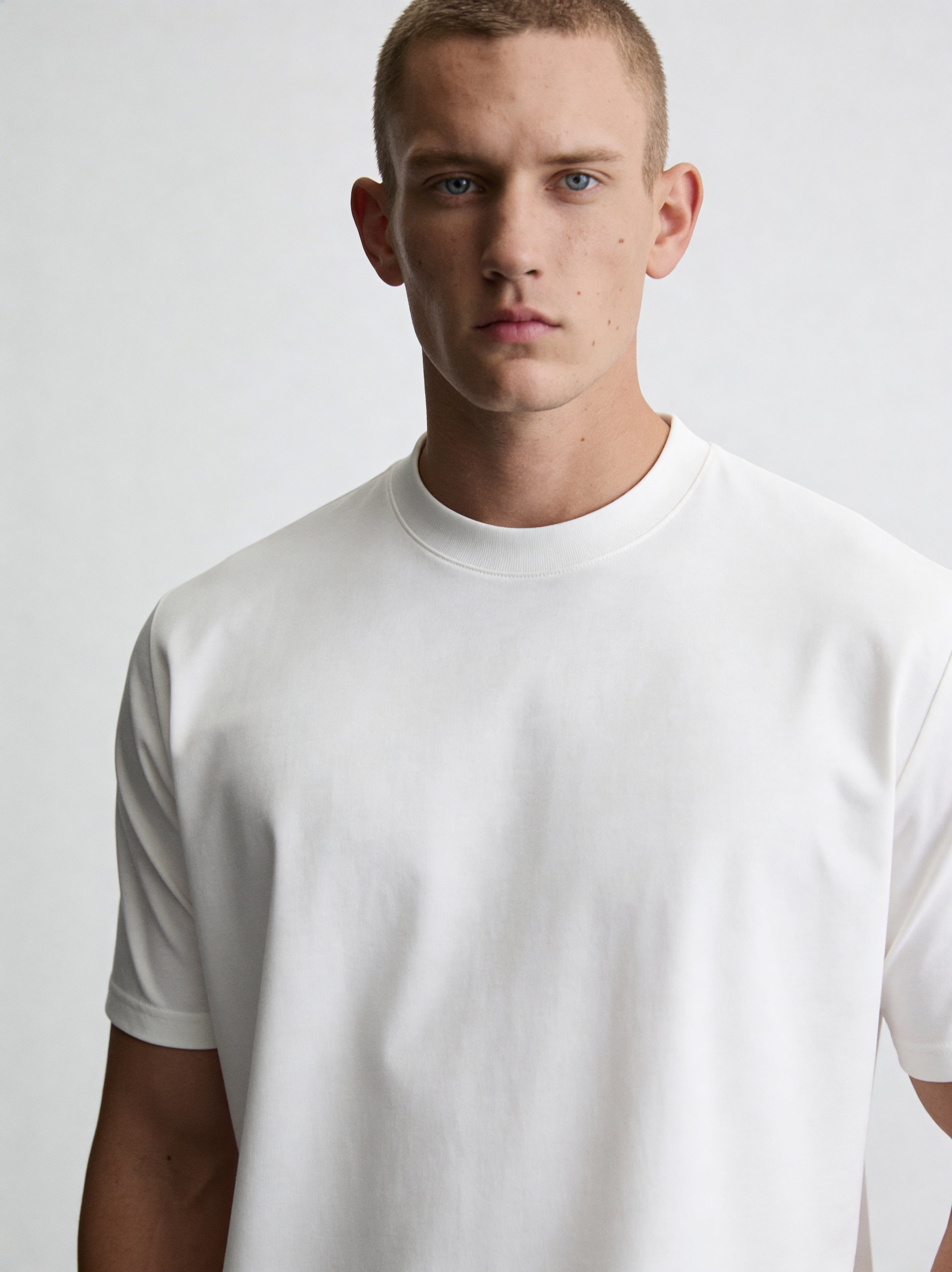 ZZUFAL - BASIC PREMIUM T-SHIRT WHITE - ZT014 (3’lü)