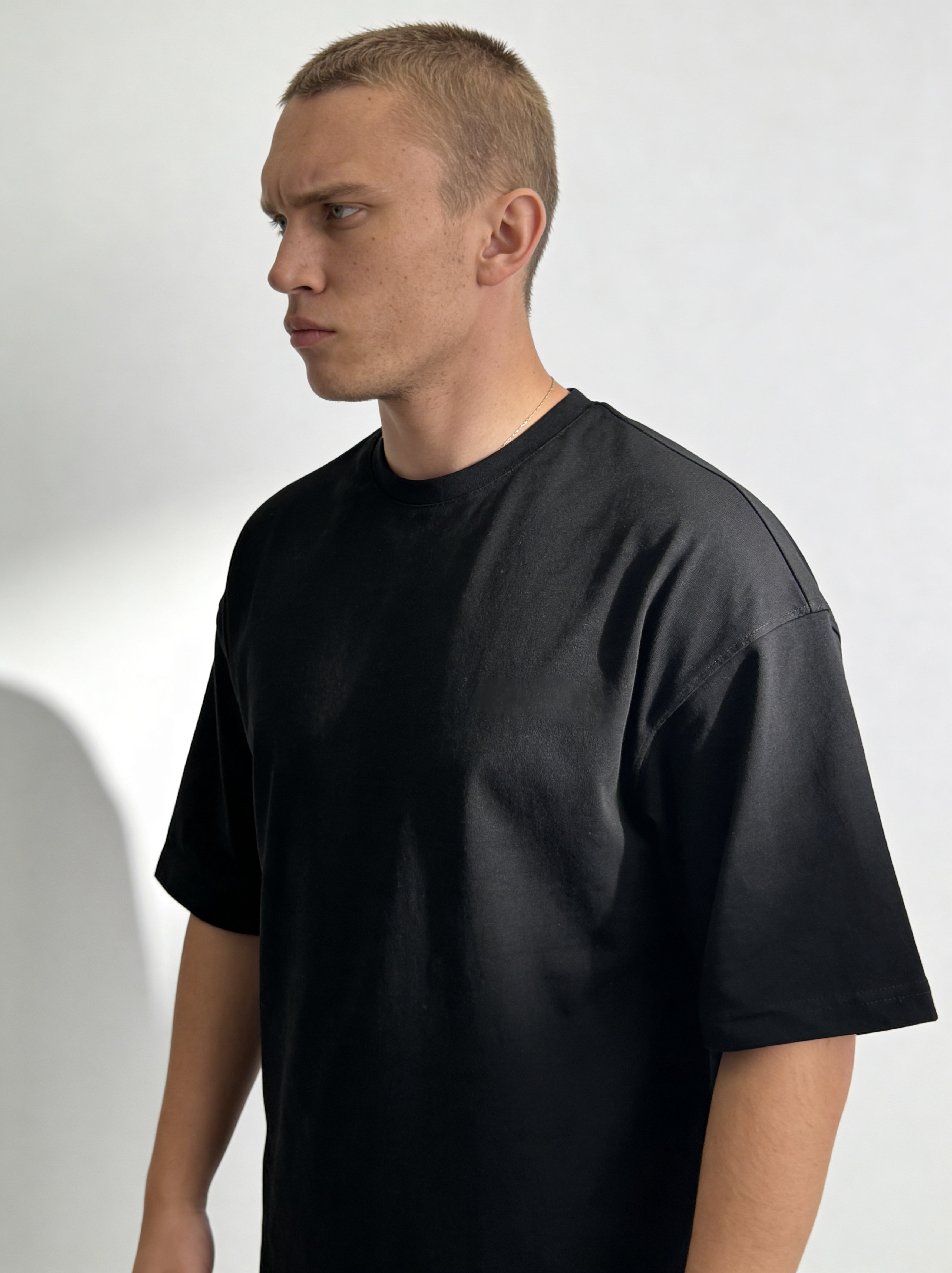 ZZUFAL - OVERSİZE T-SHİRT BLACK - ZT004