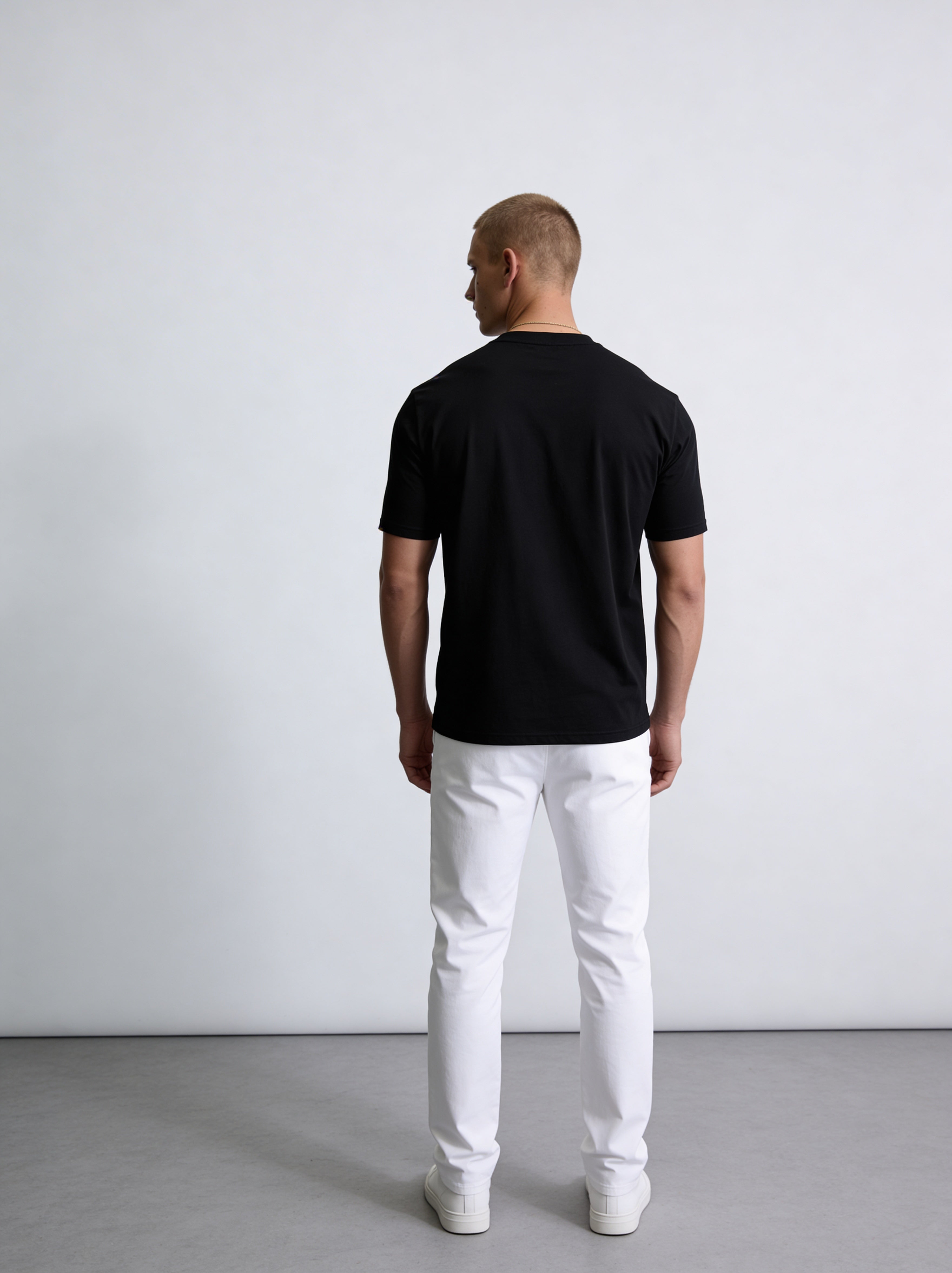 ZZUFAL - BASIC PREMIUM T-SHIRT BLACK - ZT013 (3’lü)
