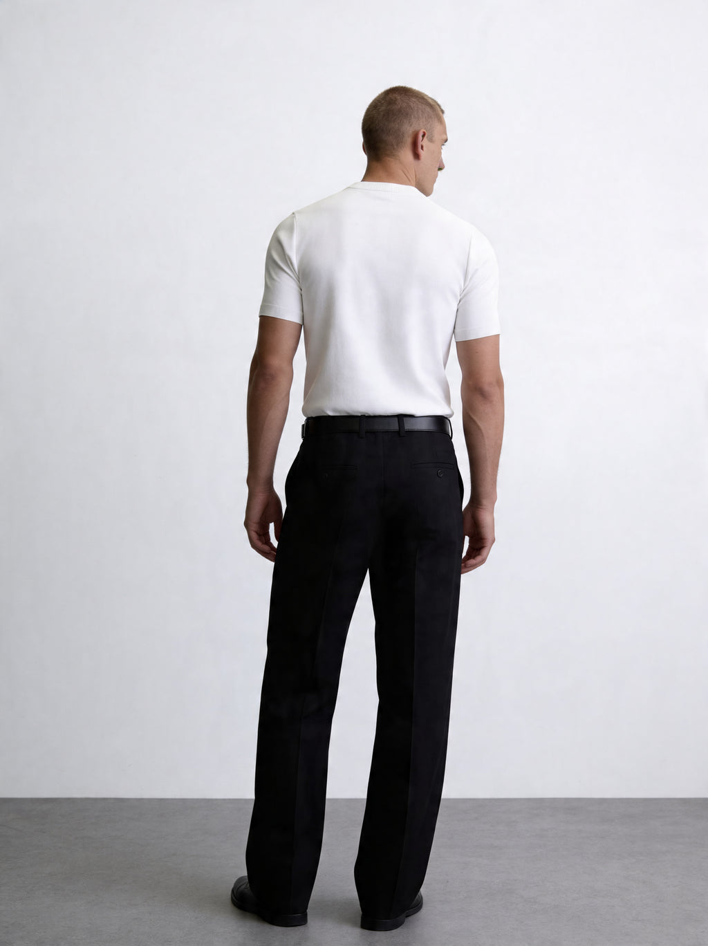 ZZUFAL - PURE SHORT HENLEY WHİTE T-SHIRT - ZT007