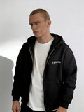 ZZUFAL - CORE ZIP BLACK - HOODIE