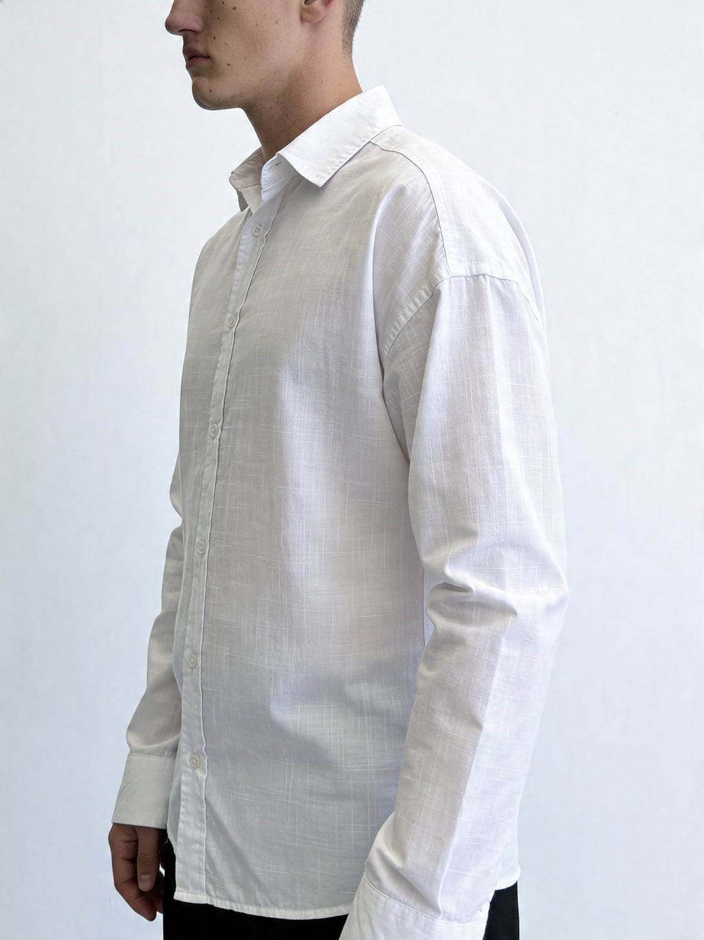 ZZUFAL - FRESH LINEN SHIRT WHITE - ZS001