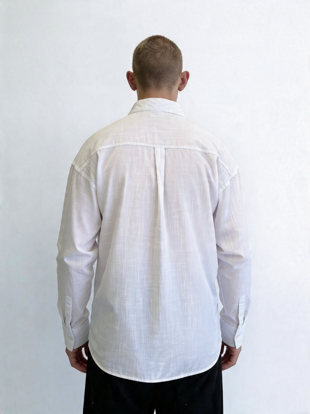 ZZUFAL - FRESH LINEN SHIRT WHITE - ZS001