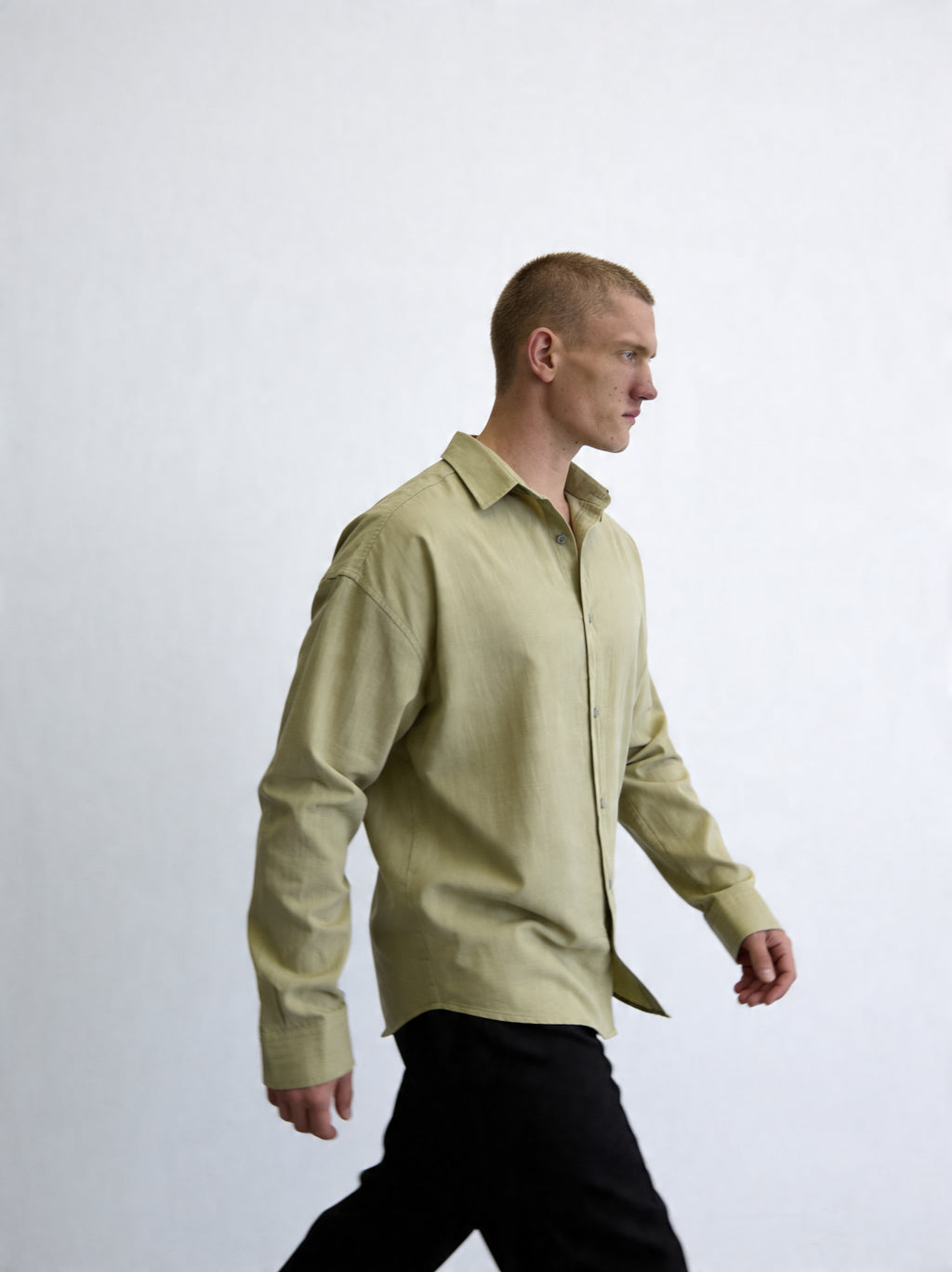ZZUFAL - FRESH LINEN OLIVE GREEN - ZS003
