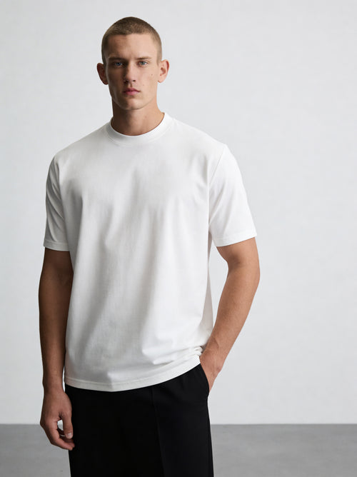 ZZUFAL - BASIC PREMIUM T-SHIRT WHITE - ZT014 (3’lü)