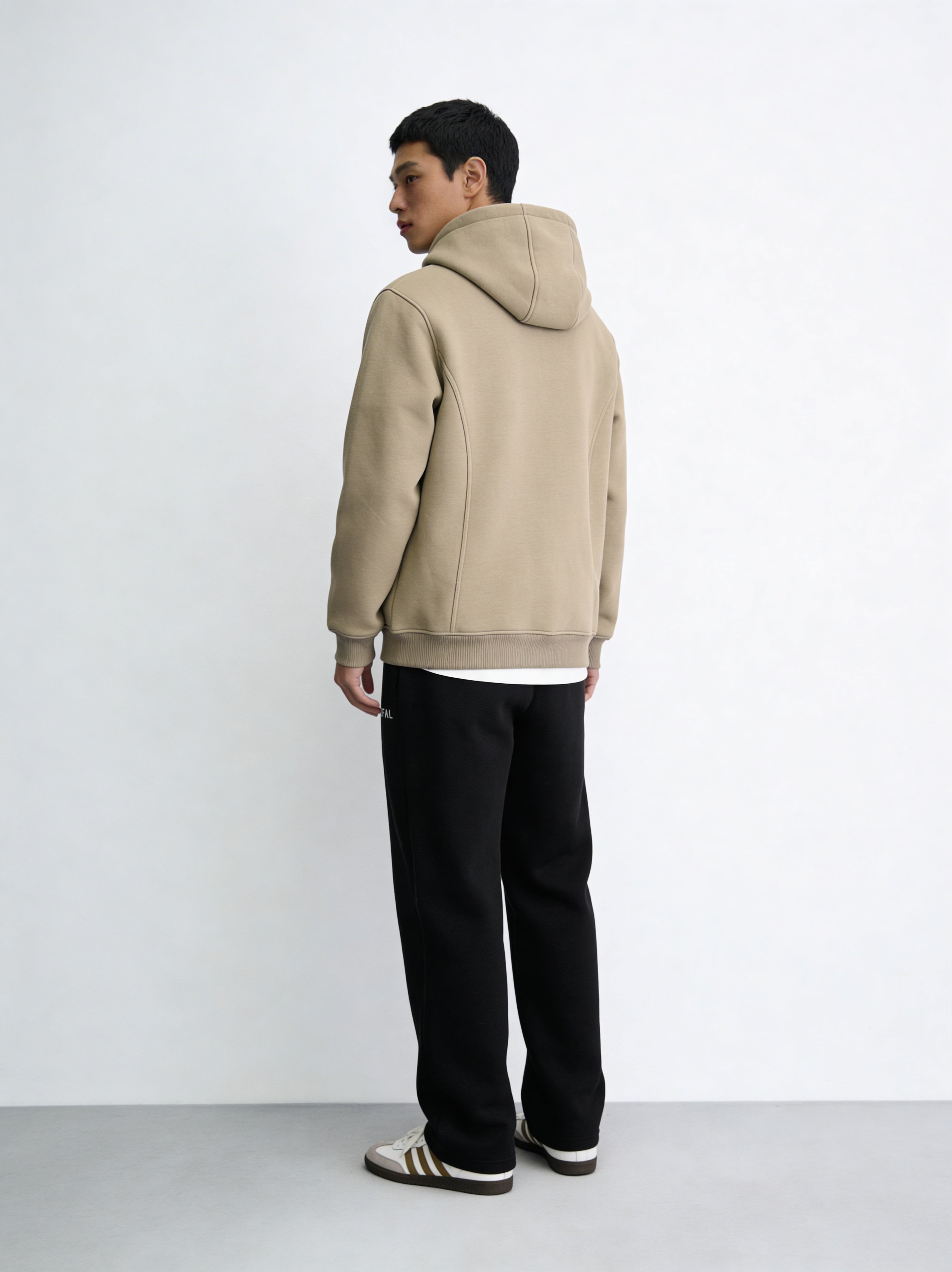 ZZUFAL - CORE BAGGY SWEATPANT BLACK  - ZP001