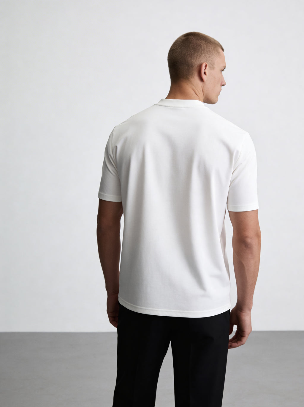 ZZUFAL - BASIC PREMIUM T-SHIRT WHITE - ZT014 (3’lü)