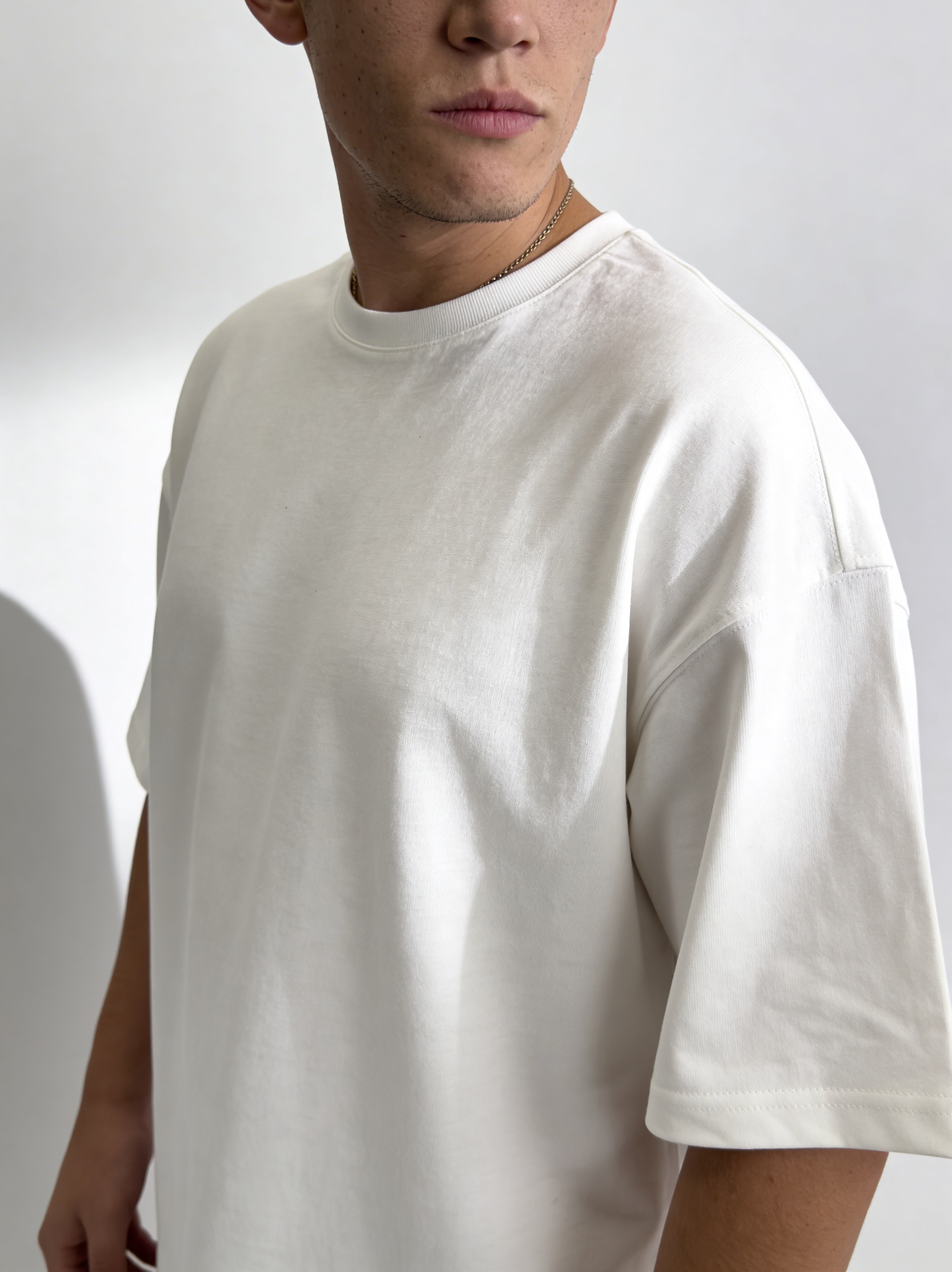 ZZUFAL - OVERSİZE T-SHİRT WHİTE - ZT005