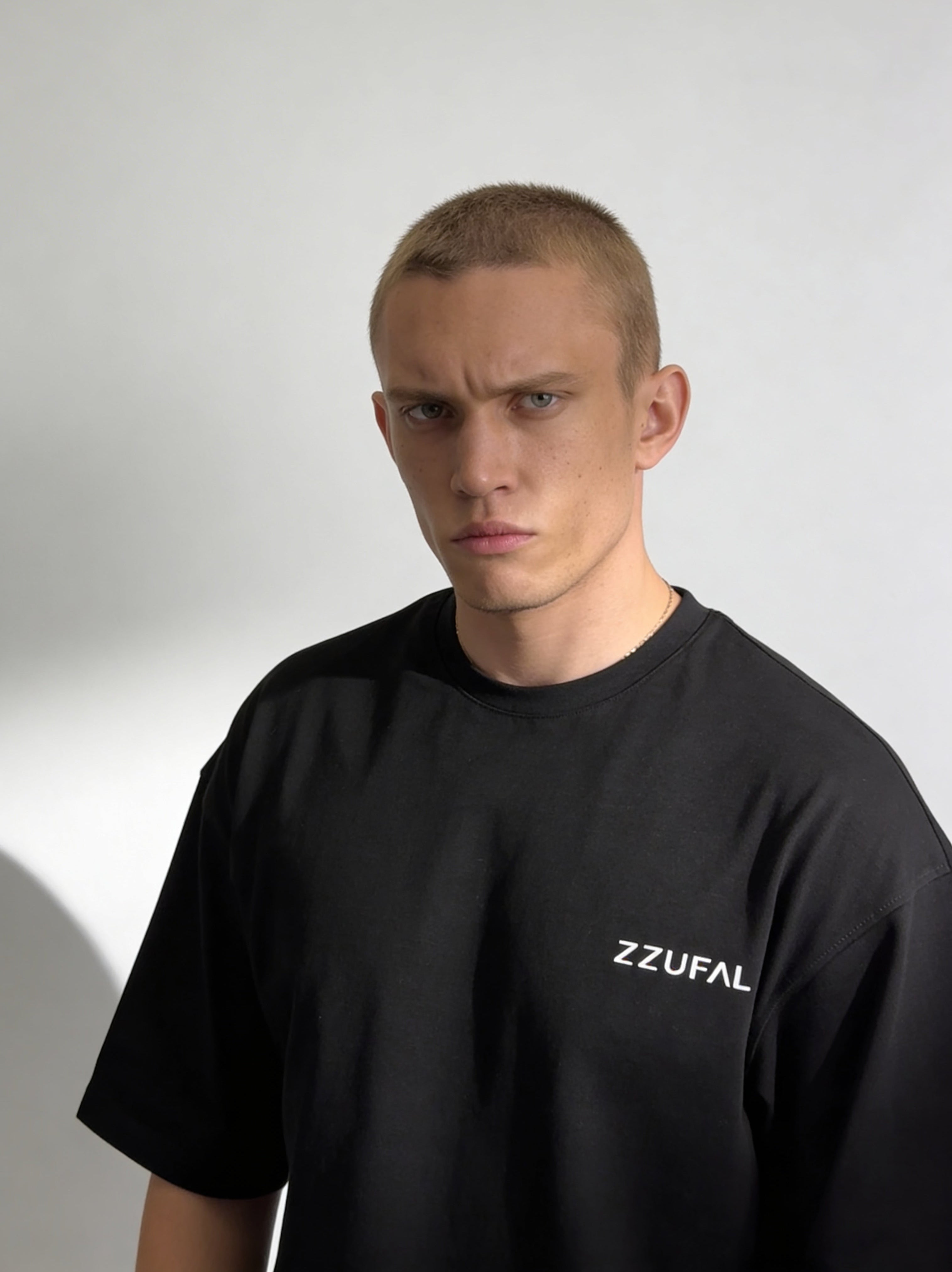 ZZUFAL - LOGO CORE BLACK TEE - ZT001