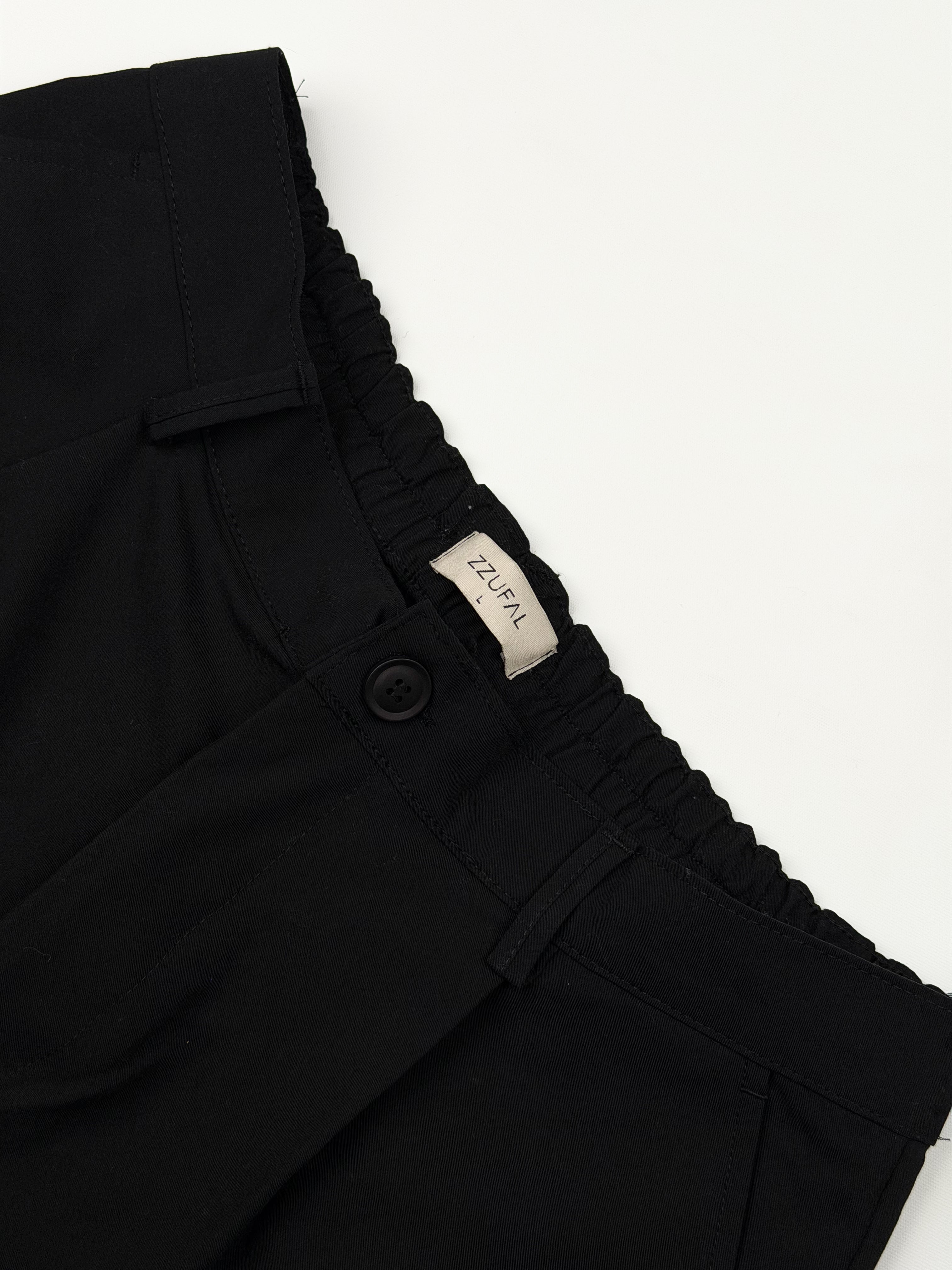 ZZUFAL - CORE FLOW PANT BLACK - ZF001