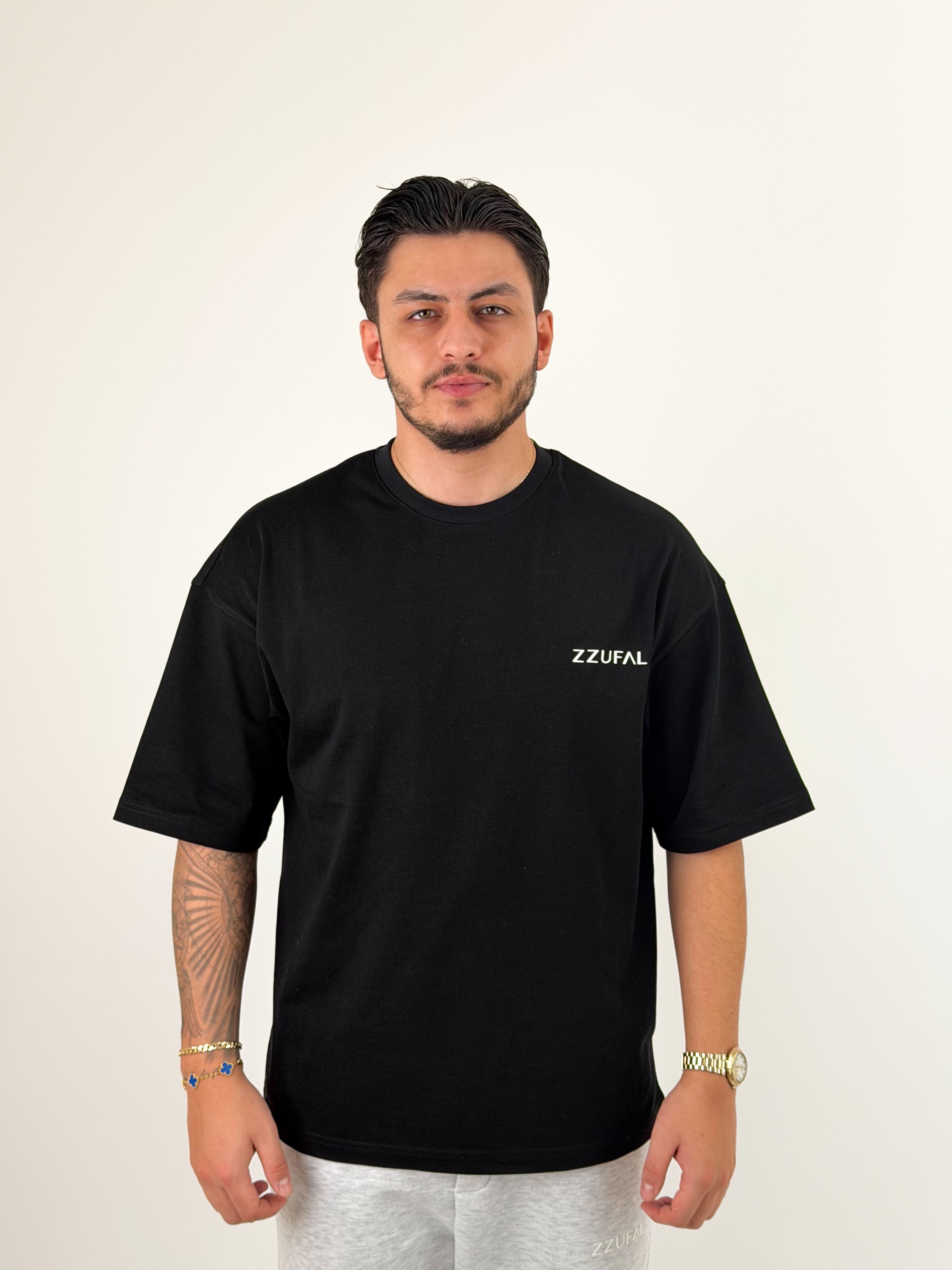 ZZUFAL - CORE BLACK TEE - ZT001