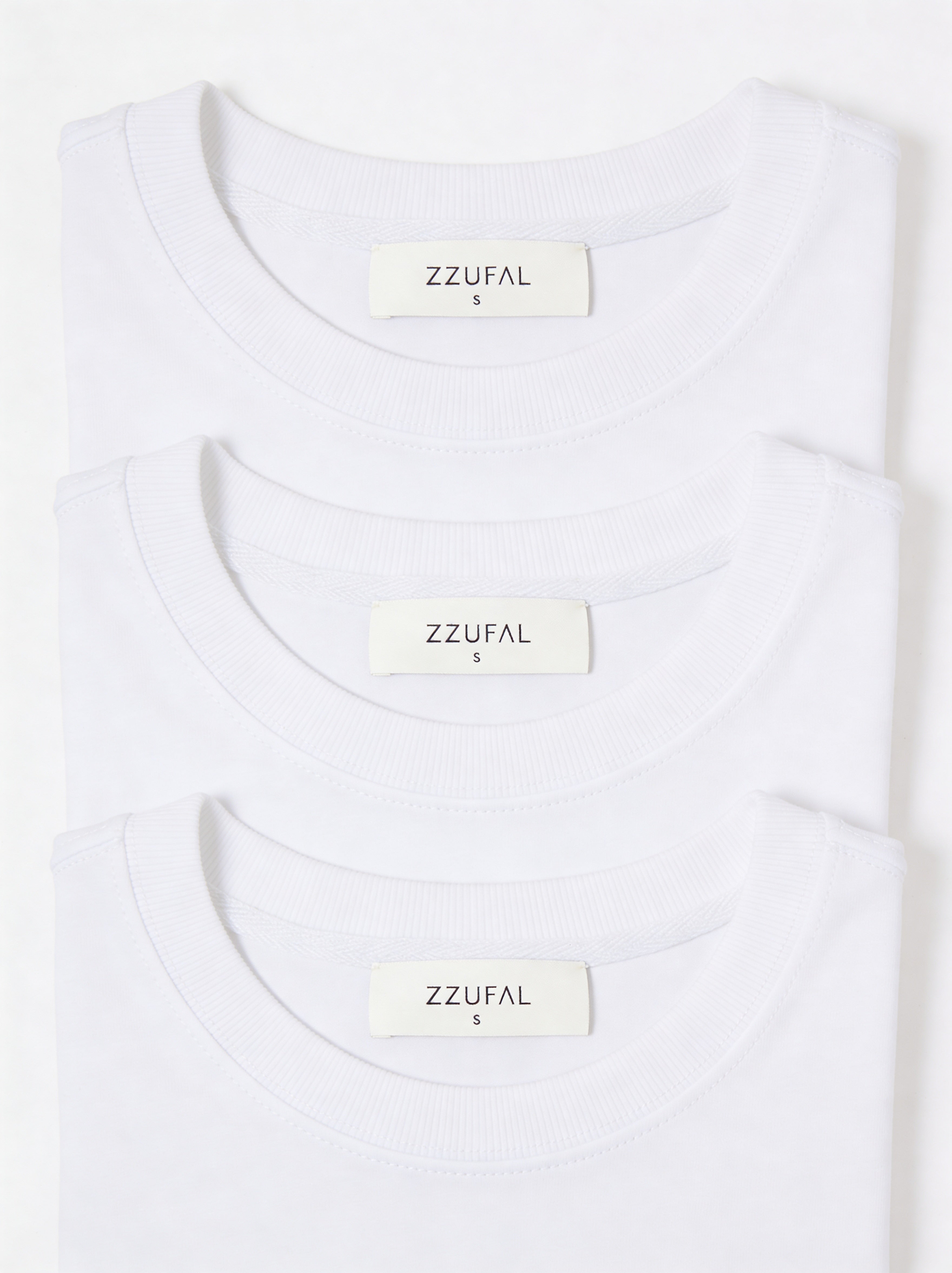 ZZUFAL - REGULAR FIT COTTON WHITE - ZT018 (3'lü)